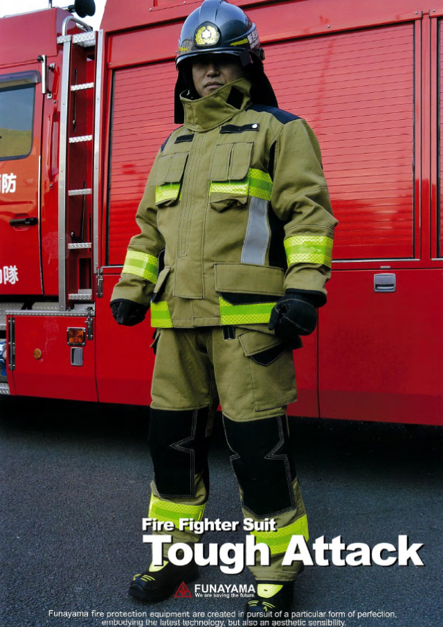 Fire Fighter Suit Tough Attack
